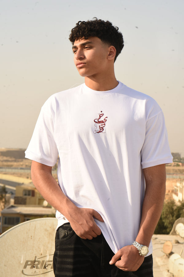 White X burgundy Khoyoot T-Shirt