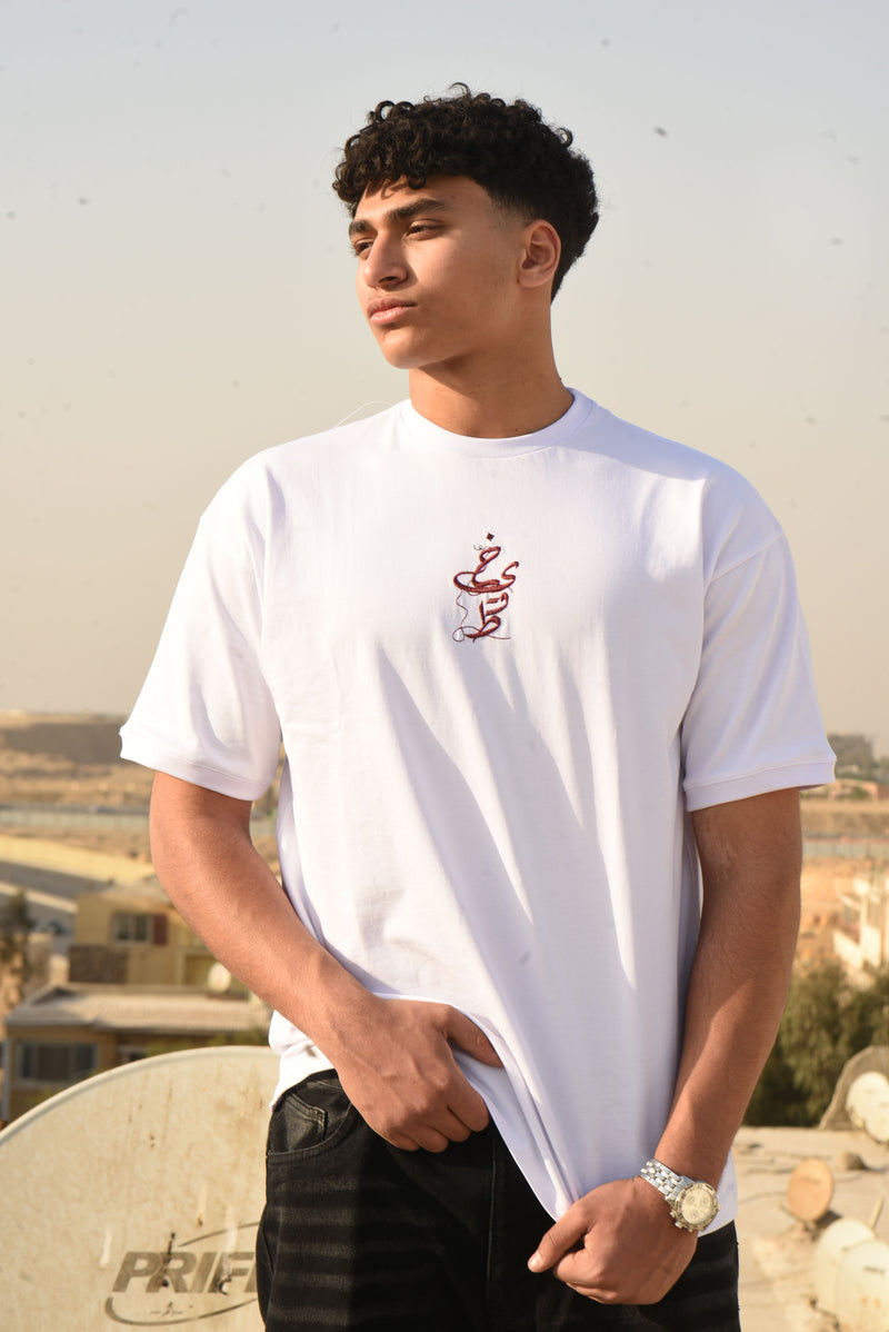 White X burgundy Khoyoot T-Shirt